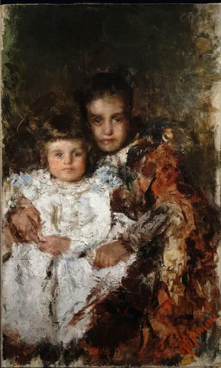 Antonio Mancini 1852-1930 | Italian Academic painter