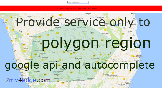 polygon array with autocomplete