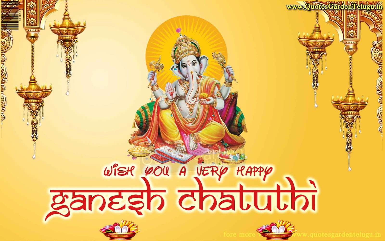 Happy Ganesh Chaturthi 2017 wishes quotes messages | QUOTES GARDEN ...