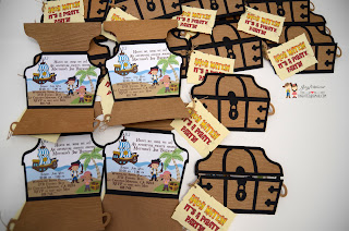 handmade pirate party invites