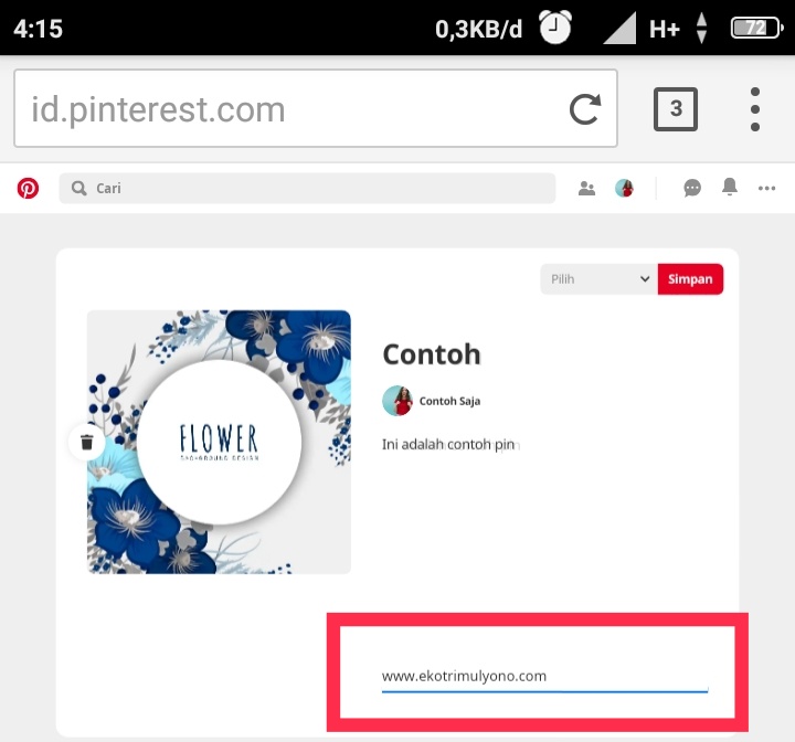 Bagaimana cara menggunakan aplikasi Pinterest?