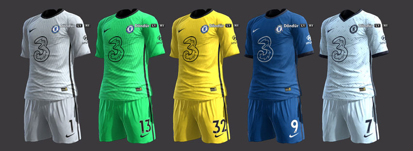 PES 2014 Chelsea Kits 2013-2014 by Footballer74123 • PESPatchs