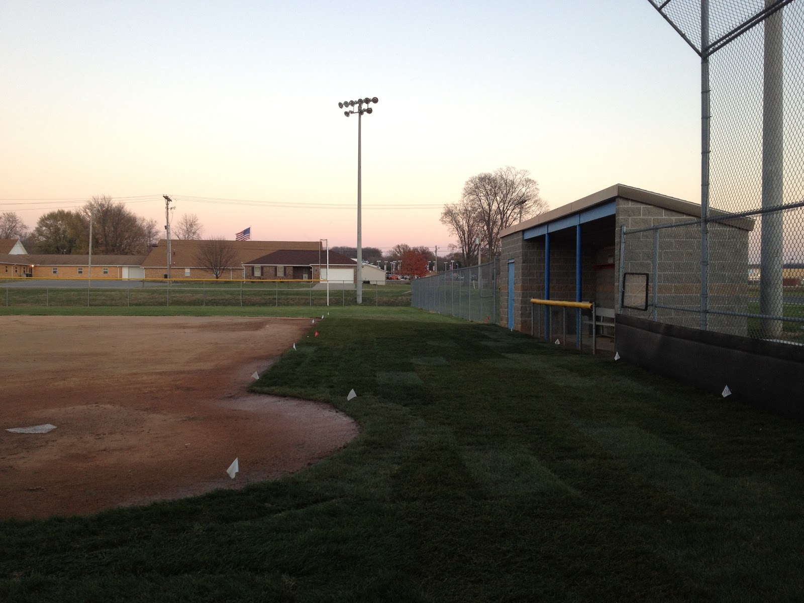 Smart Turf Softball Infield Grade and Drainage Martinsville High School