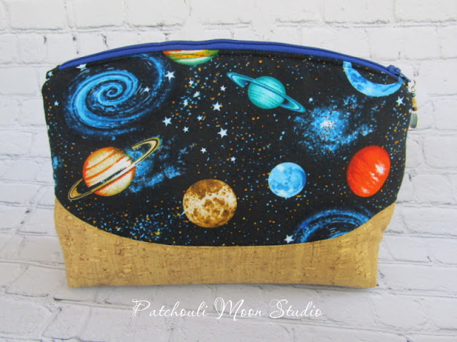 Patchouli Moon Studio~ Clematis Pouch with Boxed Corners in Two Sizes