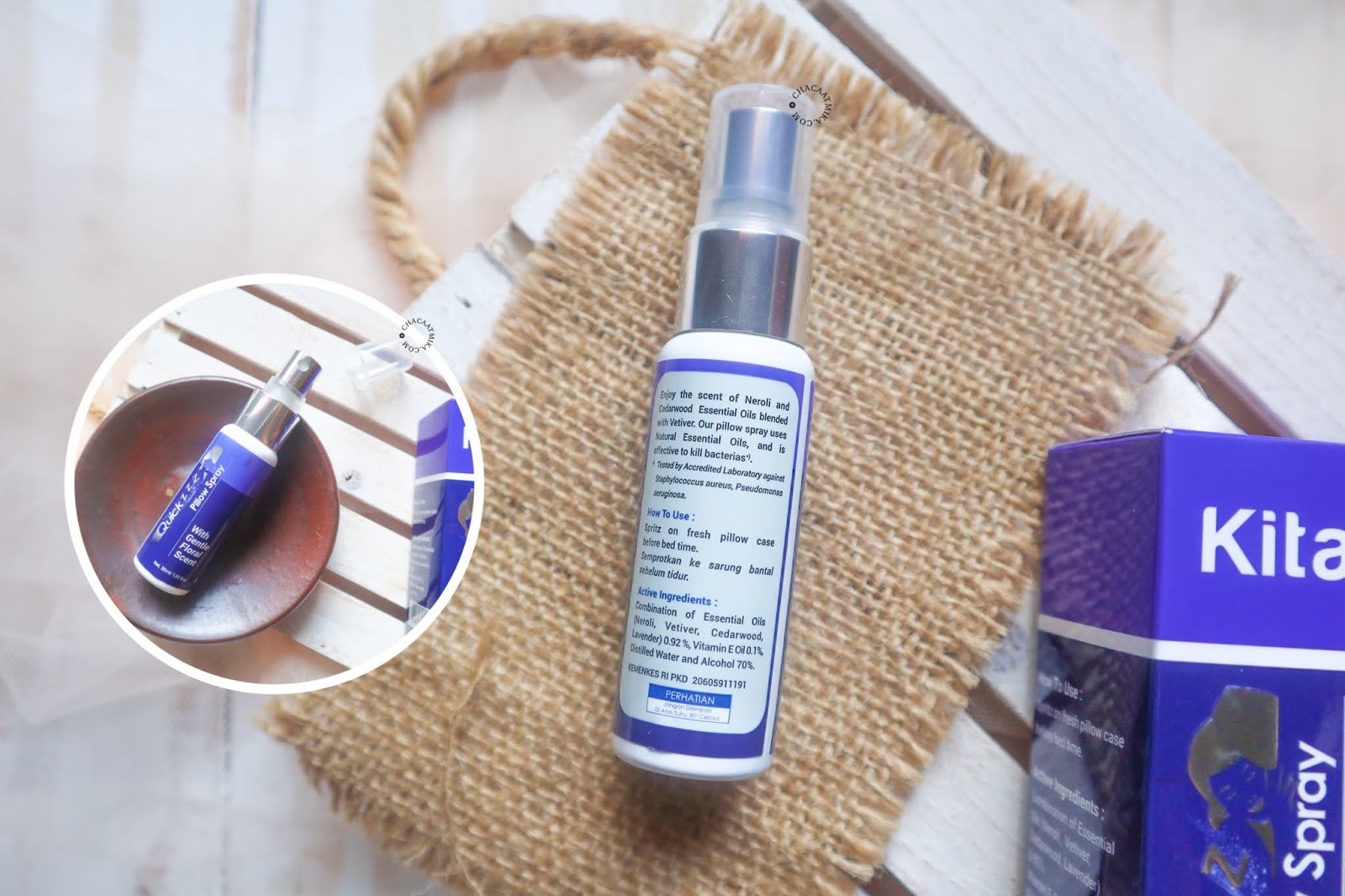 Review Kitashi Pillow Spray Antibacterial, Untuk Tidur Lebih Nyenyak
