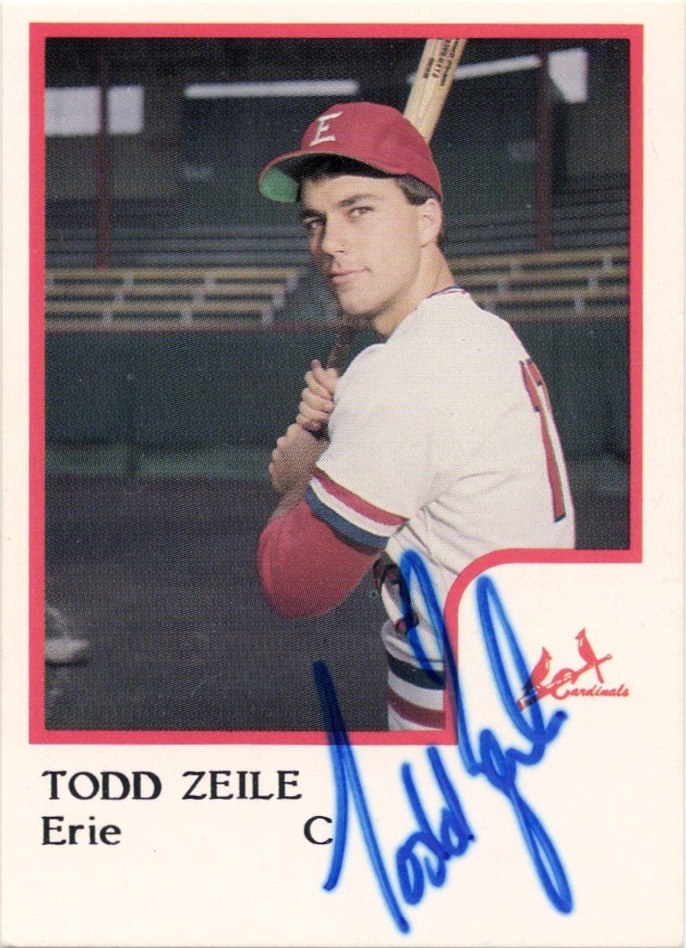 1986 PROCARDS PROJECT TODD ZEILE