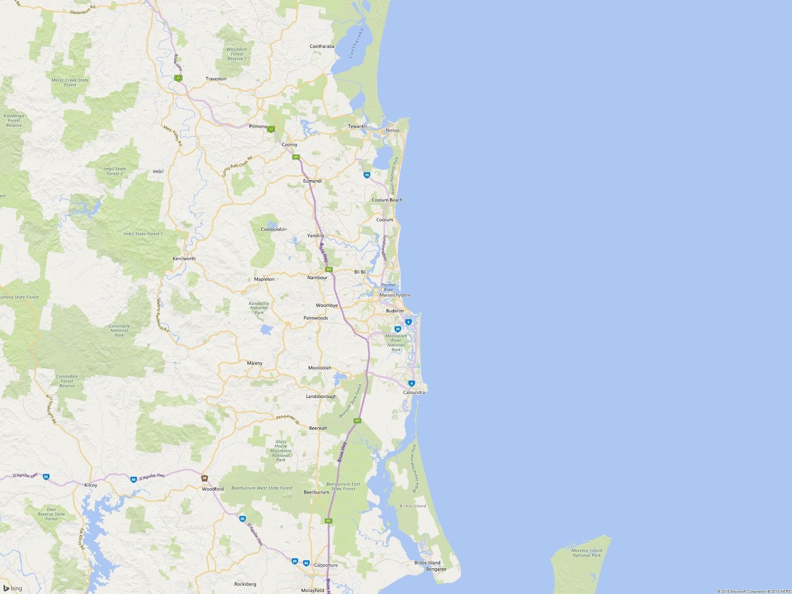 Maroochydore Map Free Download