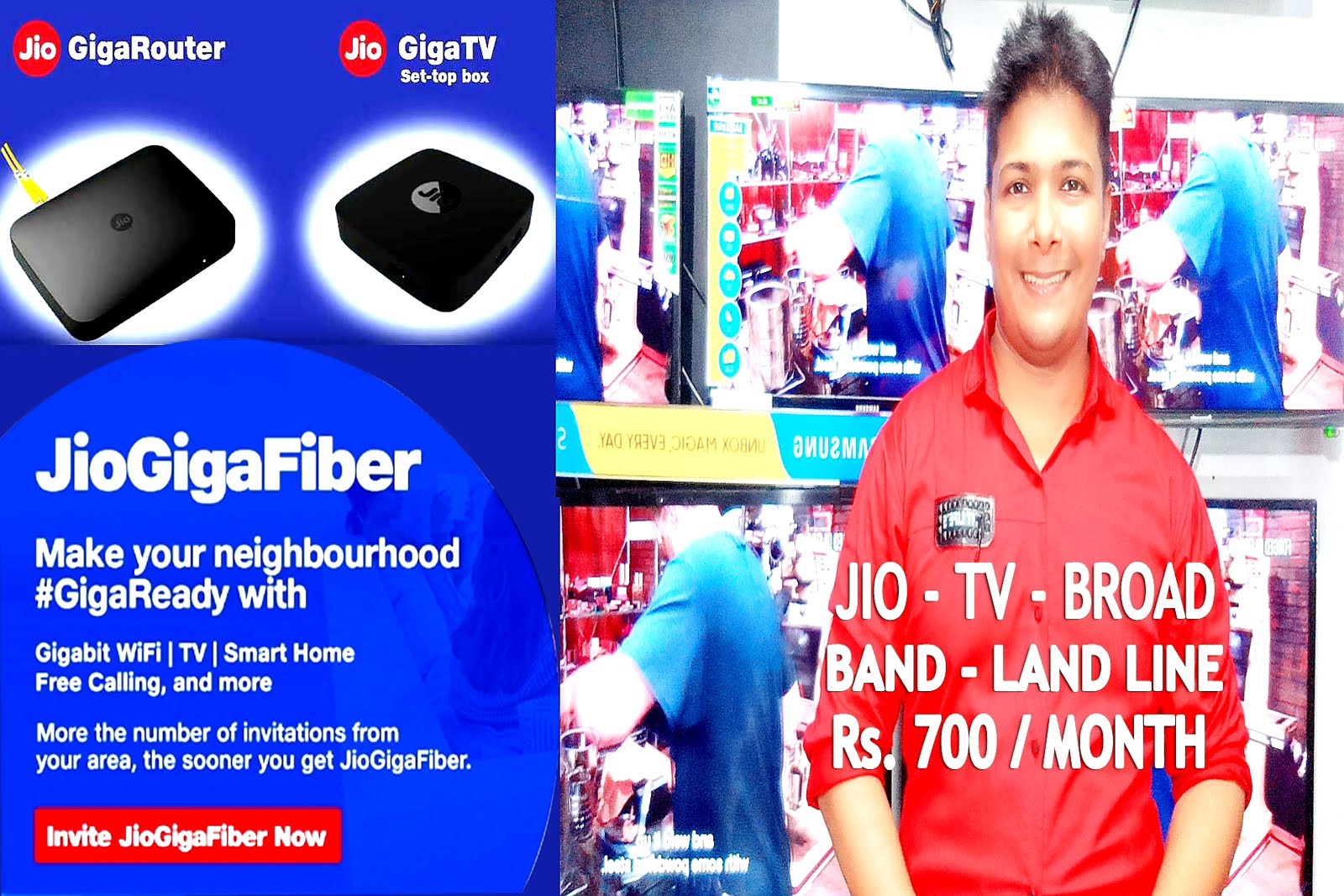 JioFiber Luanched On 5th Sep With Jio Free TV & 4K JIO Set Top Box