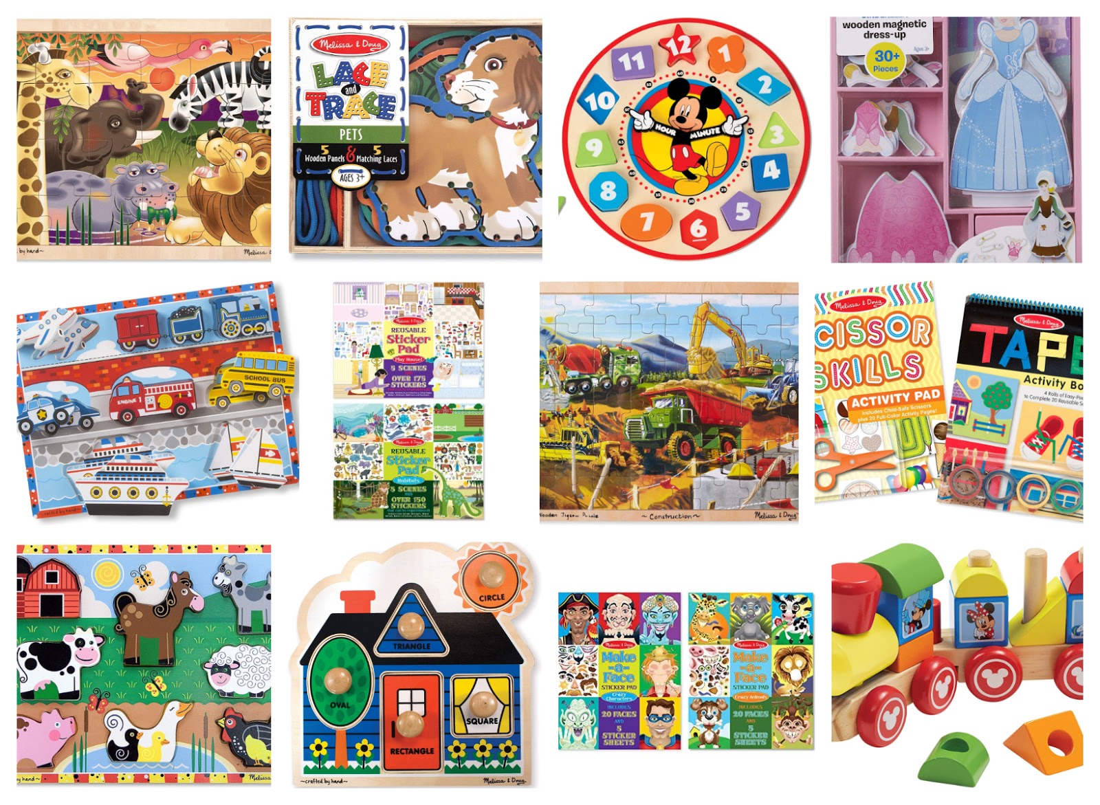 Dollar Savers: Melissa & Doug Wooden Puzzles and Activity Sets for ONLY