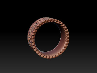 Vintage Ring. Digital Sculpting in Jewelry Design.