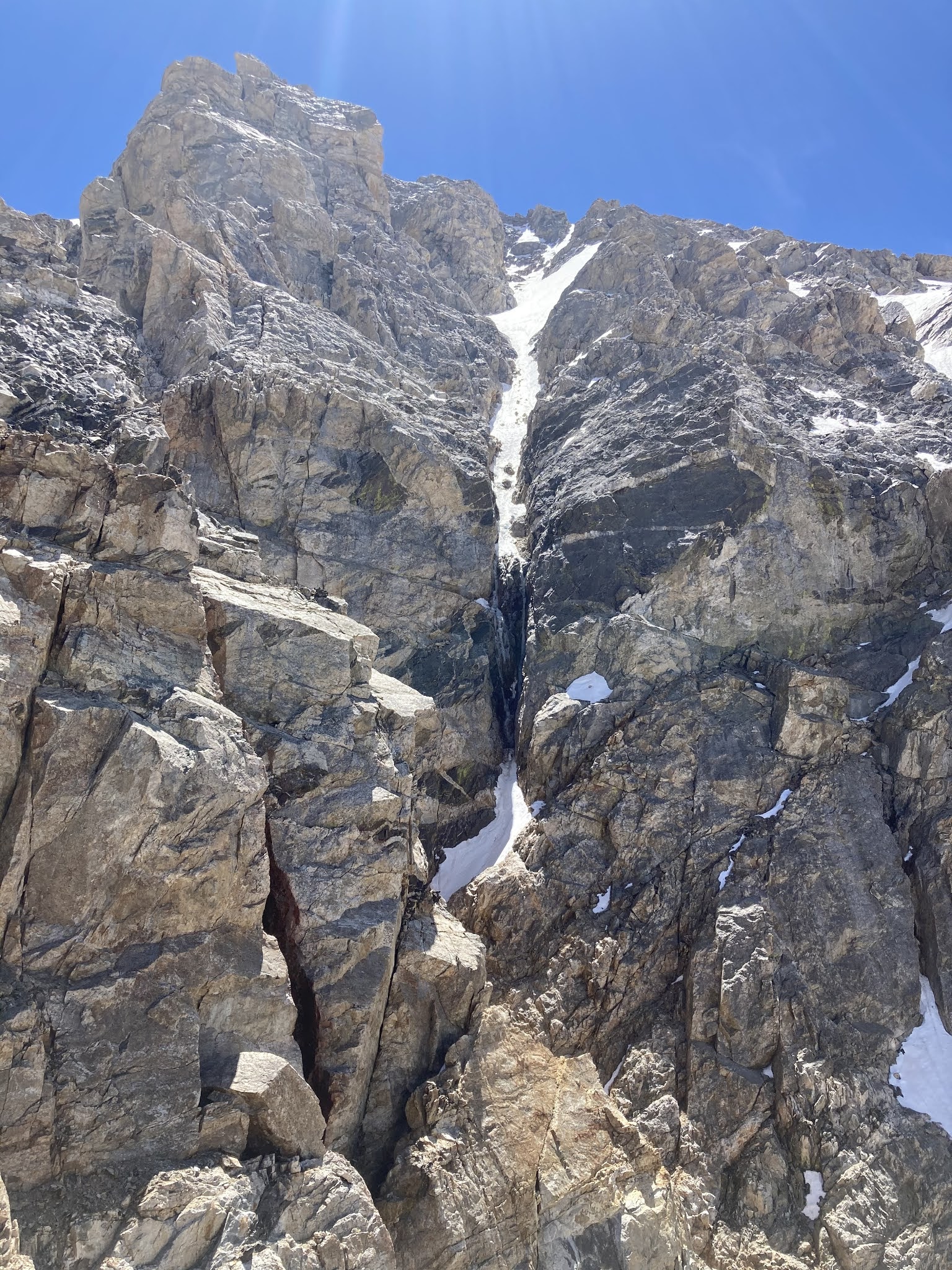 Grand Teton National Park Middle Teton Northwest Ice Couloir 2021