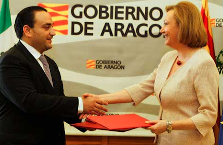 Firma Borge convenio con Aragón, España, para promover el desarrollo empresarial en Quintana Roo