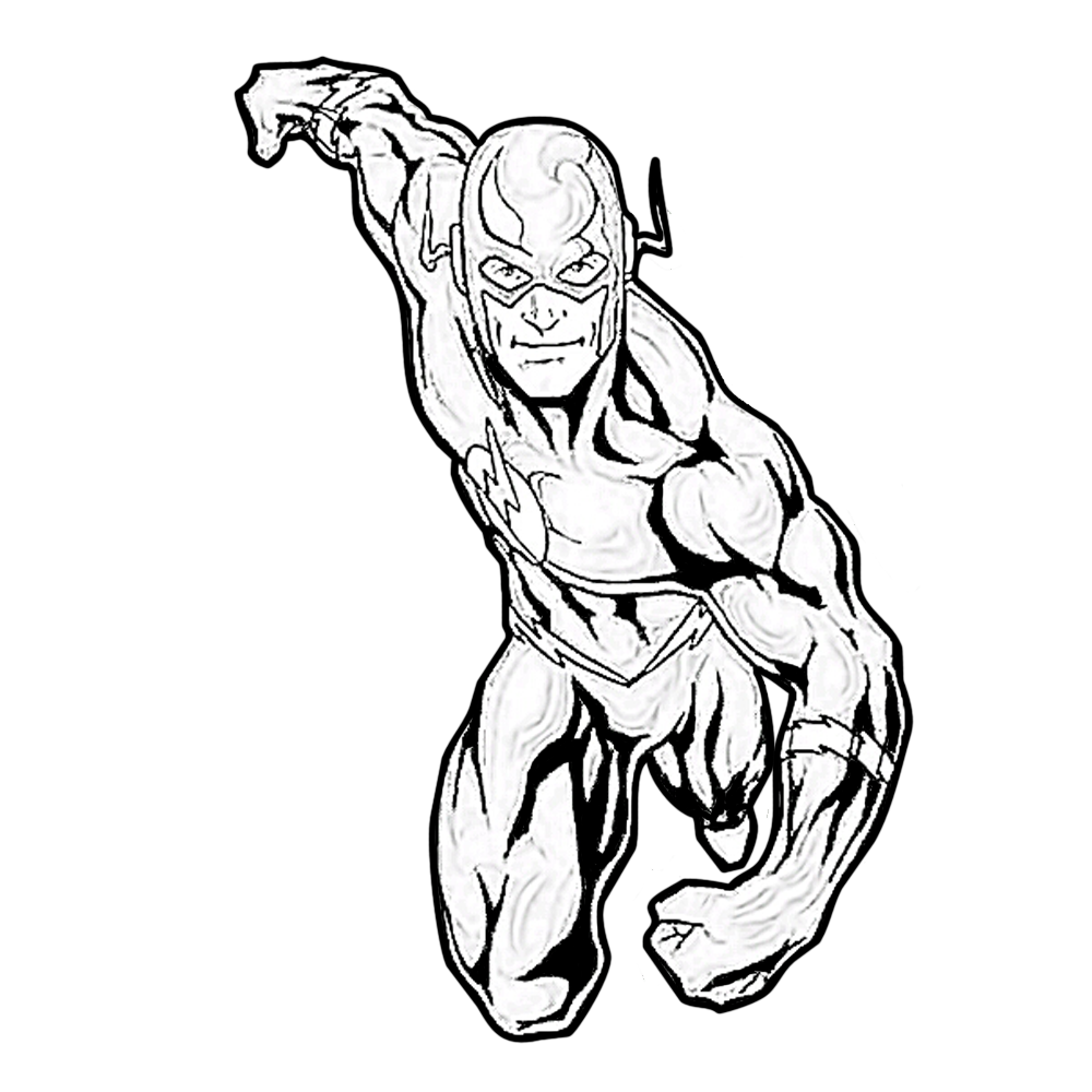 Black Flash Coloring Pages Black Flash Coloring Pages