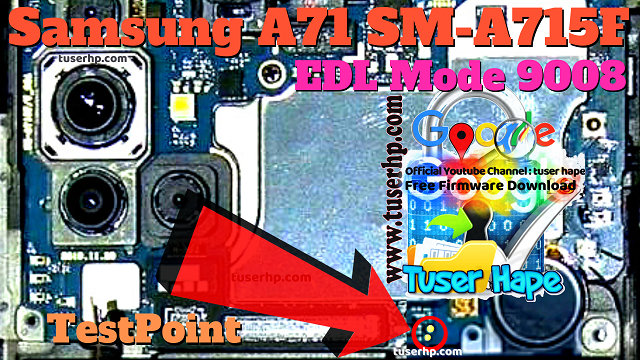 TestPoint Samsung A71 SM-A715F Edl Mode 9008