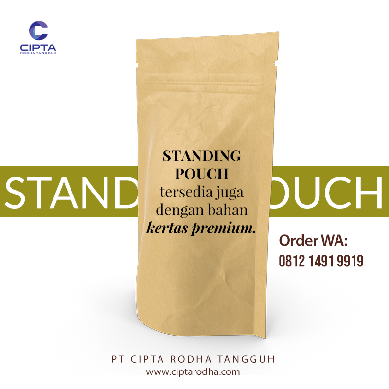 Jual Kemasan Standing Pouch Terlengkap Cipta Rodha PT Cipta Rodha