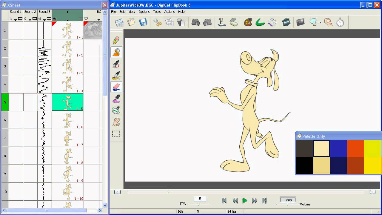 digicel flipbook animation software 2d