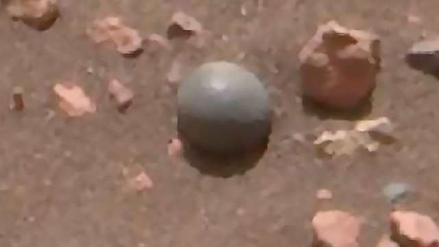 UFO Orb literally just sat out in the open on the Mars surface.