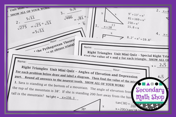 The Spectacular World Of Secondary Math