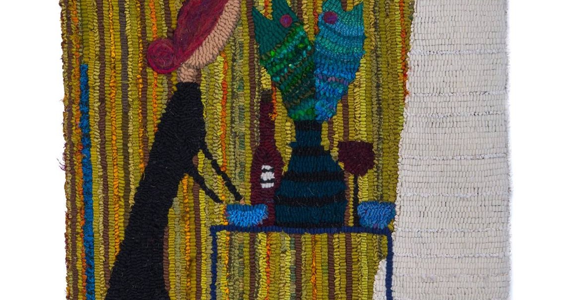 Laura Kenney Rugs Surfing the Ironing Board in Local Xpress