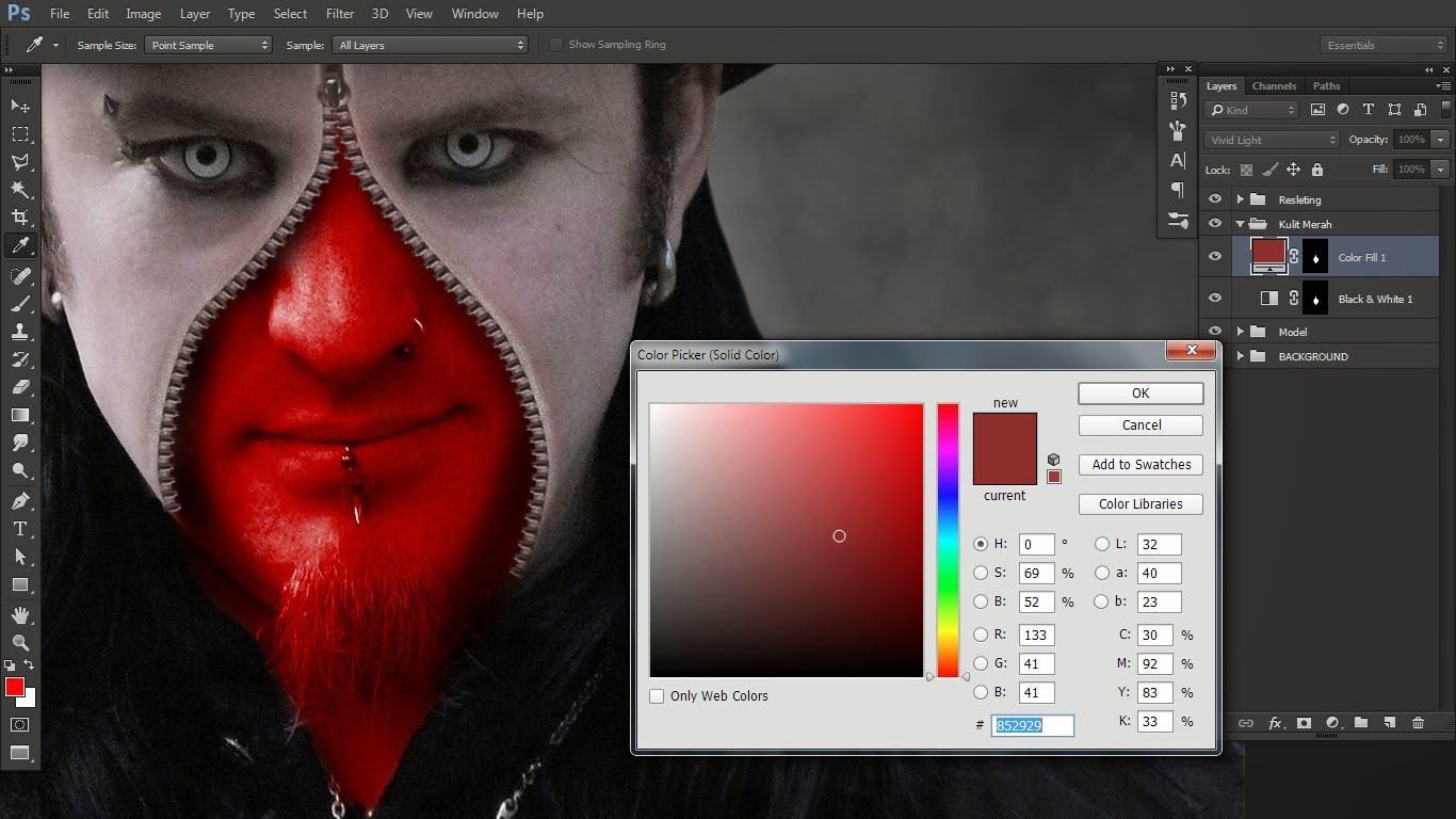 Extreme Tutorial Zombie dengan Photoshop %name Extreme Tutorial Zombie dengan Photoshop