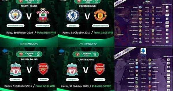 Jadwal Sepakbola Live Streaming Bein Sport Mola Tv Liga Inggris