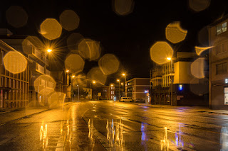 Citylights Lensflares Bokeh Lichtkunstfotografie Nachtfotografie