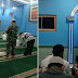 Danramil 03 Serengan dan Muspika Sholat Jum'at Bersama Sekaligus Cek PPKM di Masjid Lokasi KBD