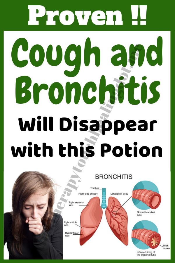 Cough and Bronchitis Will Disappear with this Potion Health Tips Two