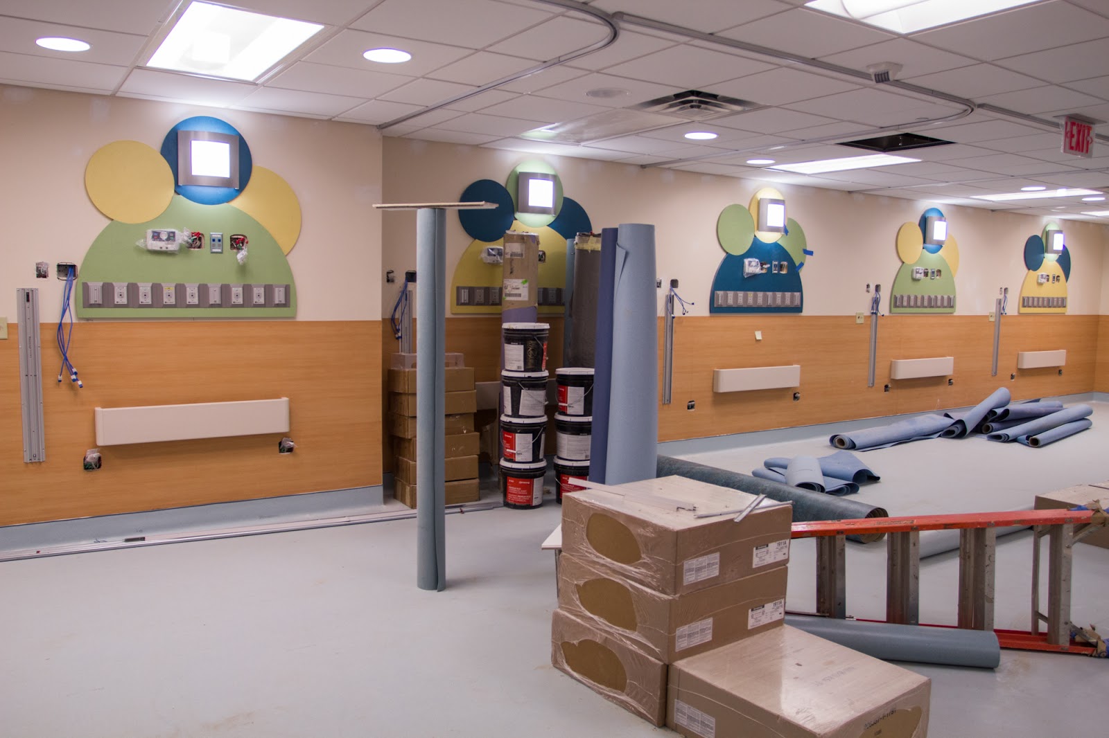 Med School Watercooler Construction Update USA Children’s & Women’s