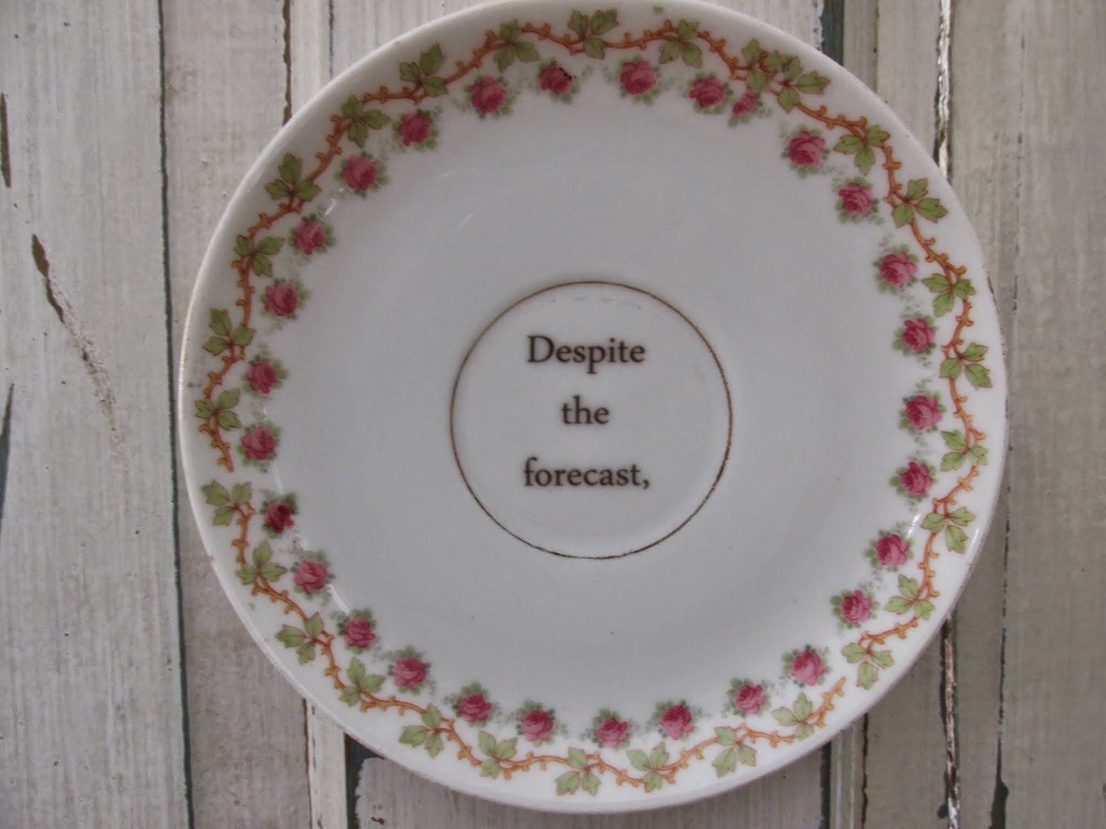 The Darling Touch: Vintage Plates Say 