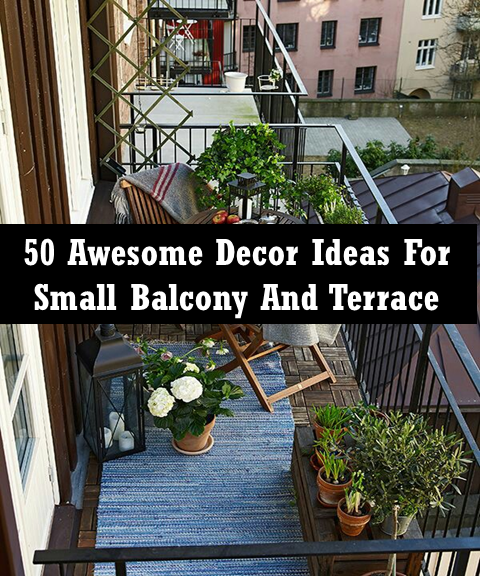 If you have a small terrace or a small balcony and you think that it cannot look good, you are so wrong! A small terrace or balcony can become a cozy look with a beautiful design in the style you want. Everything makes a difference in a small space. Look at the design ideas below and get some inspiration!