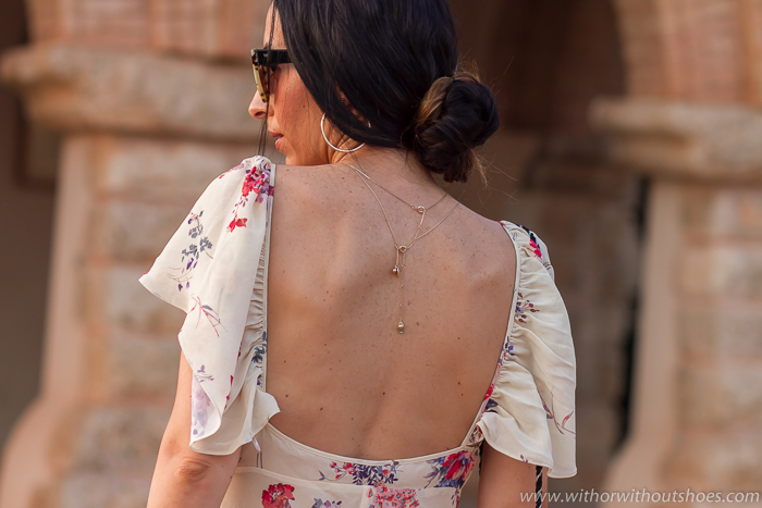 Blogger influencer de Valencia con idea de look con vestido largo para ocasiones especiales