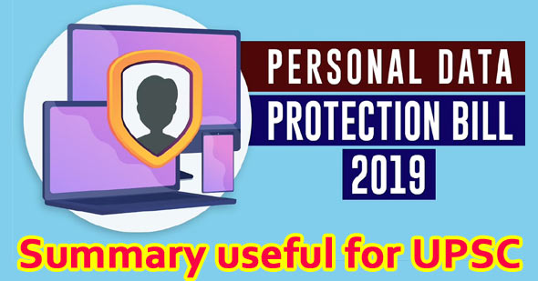 The Personal Data Protection Bill 2019 UPSC