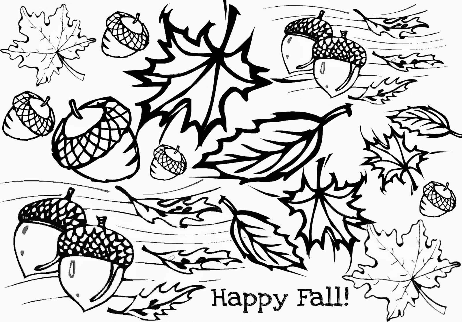26 best coloring pages fall