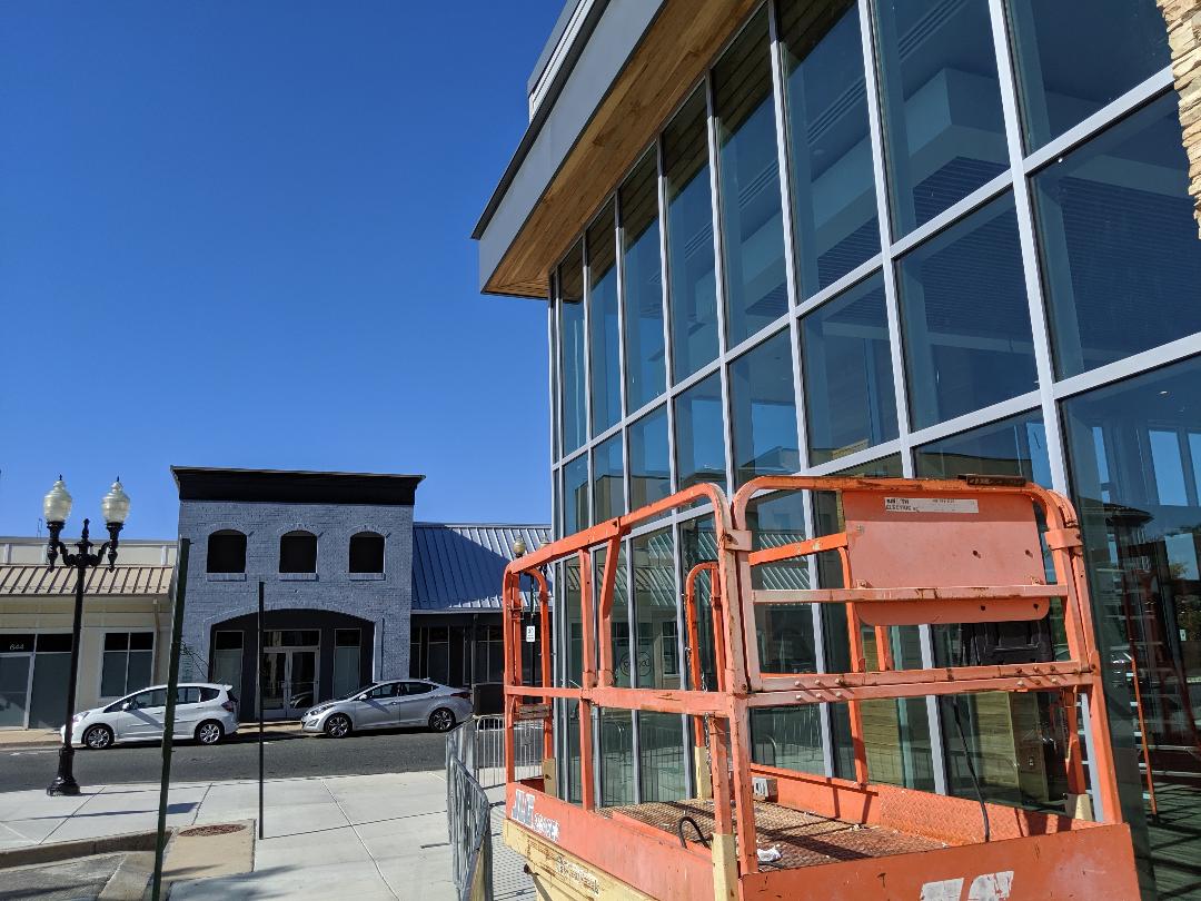 Sam Eig Signage up at Cinepolis and Berries & Bowls + new Kentlands