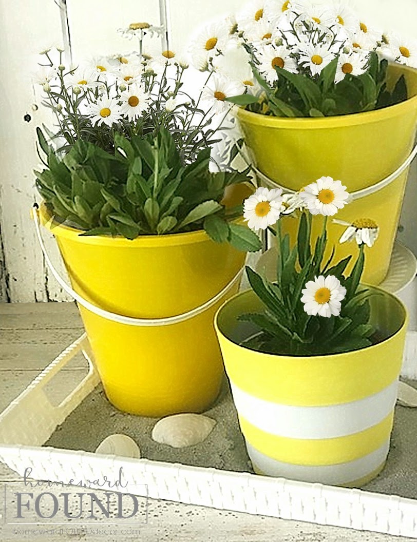 summer sand pail centerpiece homeward found decor