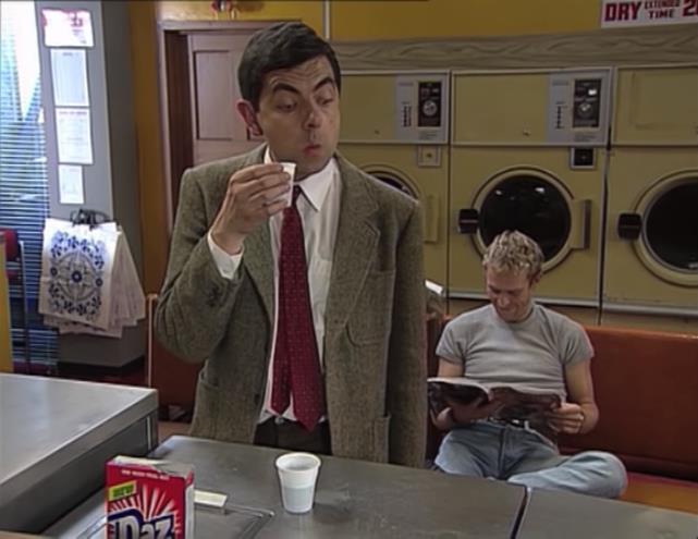 mr bean laundry