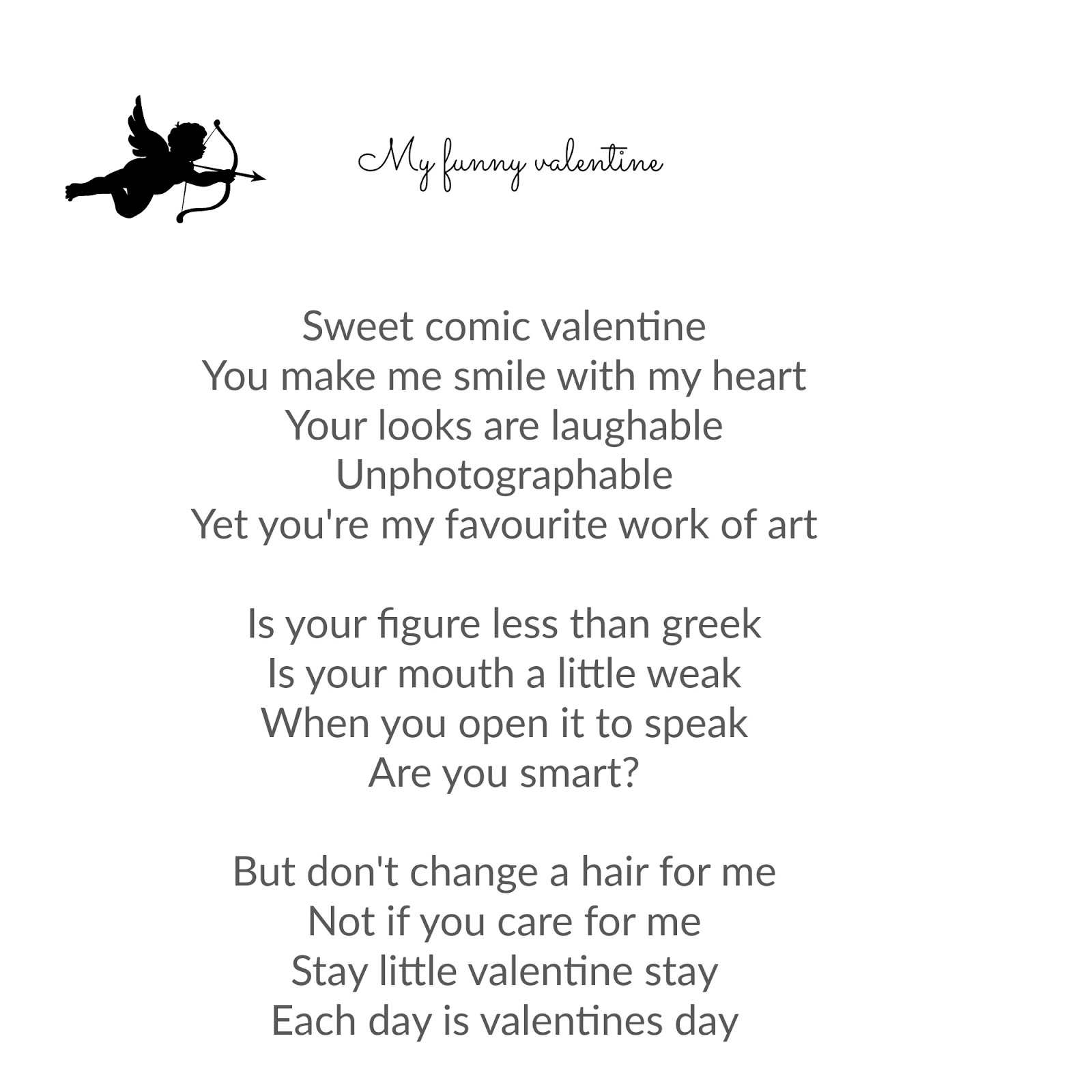 Brandalyn Marie My Funny Valentine