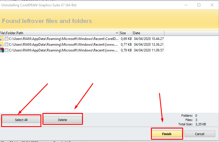 Folder yang di hapus pada coreldraw x7 gratis