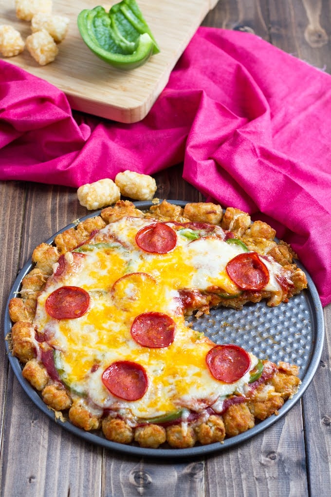 Tater Tot Pizza | Photo Courtesy of The Cookful