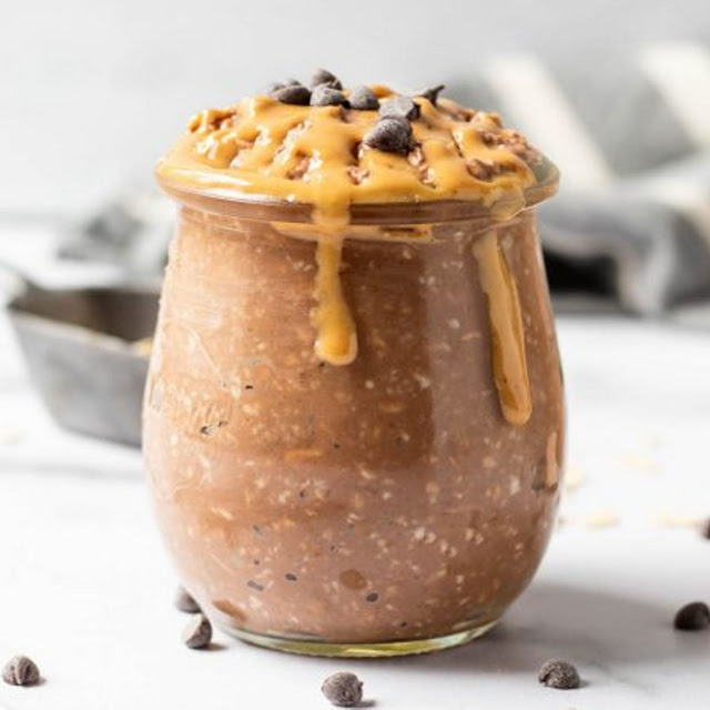 Chocolate Peanut Butter Overnight Oats Chocolate Peanut Butter Overnight Oats