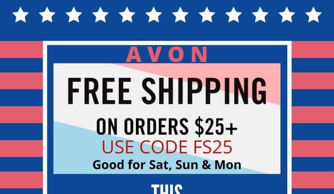 AVON Free Shipping On $25+ For This Memorial Weekend - Coupon Code Online