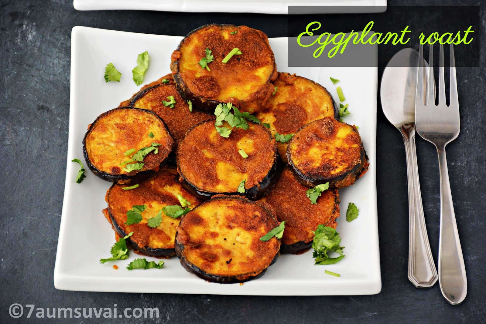 Eggplant roast / Aubergine roast / Eggplant fry with video / Recipes