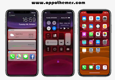 Iphone IOS 11 Pro Theme Untuk Realme Oppo Android