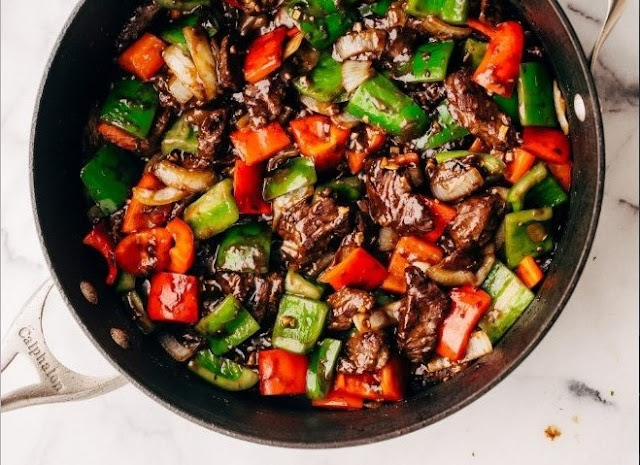 Amazing Pepper Steak Stir Fry #dinner #recipes
