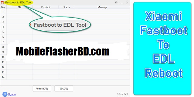 Xiaomi Fastboot To EDL Boot one-click without open back cover / test point