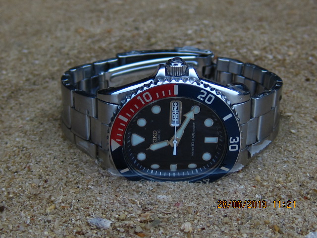 omhyggeligt berolige give jam & watch: Seiko Diver 100m SKX033K2 - 7S26-0040 (Sold)