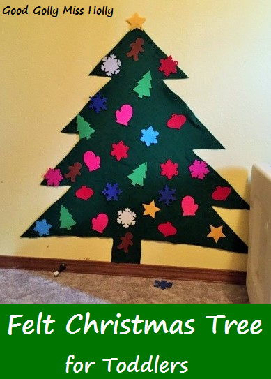 Good Golly Miss Holly: Felt Christmas tree fun