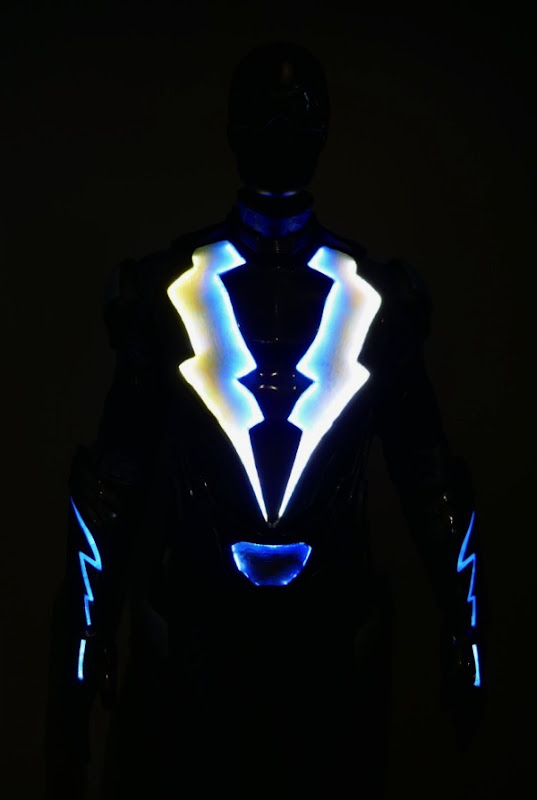 illuminated Black Lightning costume