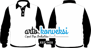 Kaos Polos Hitam Depan Belakang